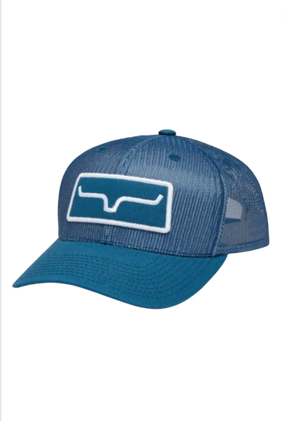 All Mesh Trucker Cap, Mid Profile, Embro. Twill Patch - AllMeshTrucker-DarkBlue