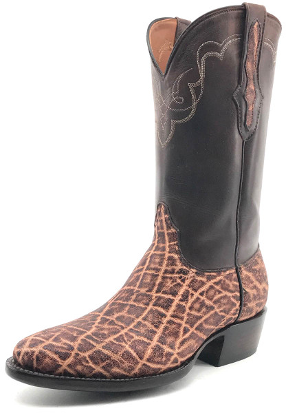 Black Jack Men's Elephant Cowboy Boots - Dirty Tobacco