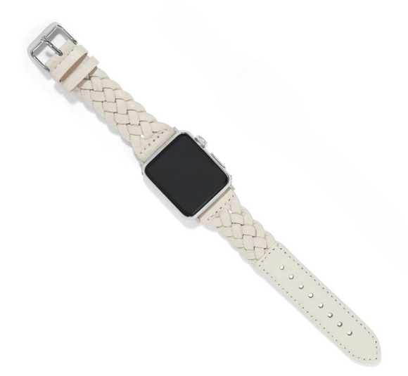 BrightonSutton Braided Leather Watch Band -W2042C