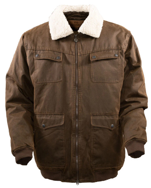 Men's Ezra Aviator Jacket -29872-BRN