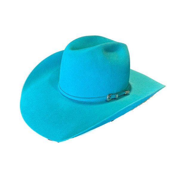 Comp. Turquoise 5 3/4" Crown, 4 1/4" Brim -Comp-Turquoise