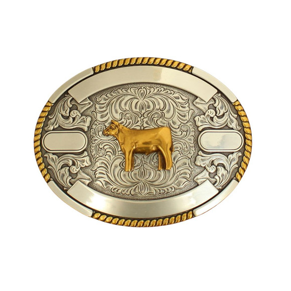 Gold Show Cow Buckle - 38660