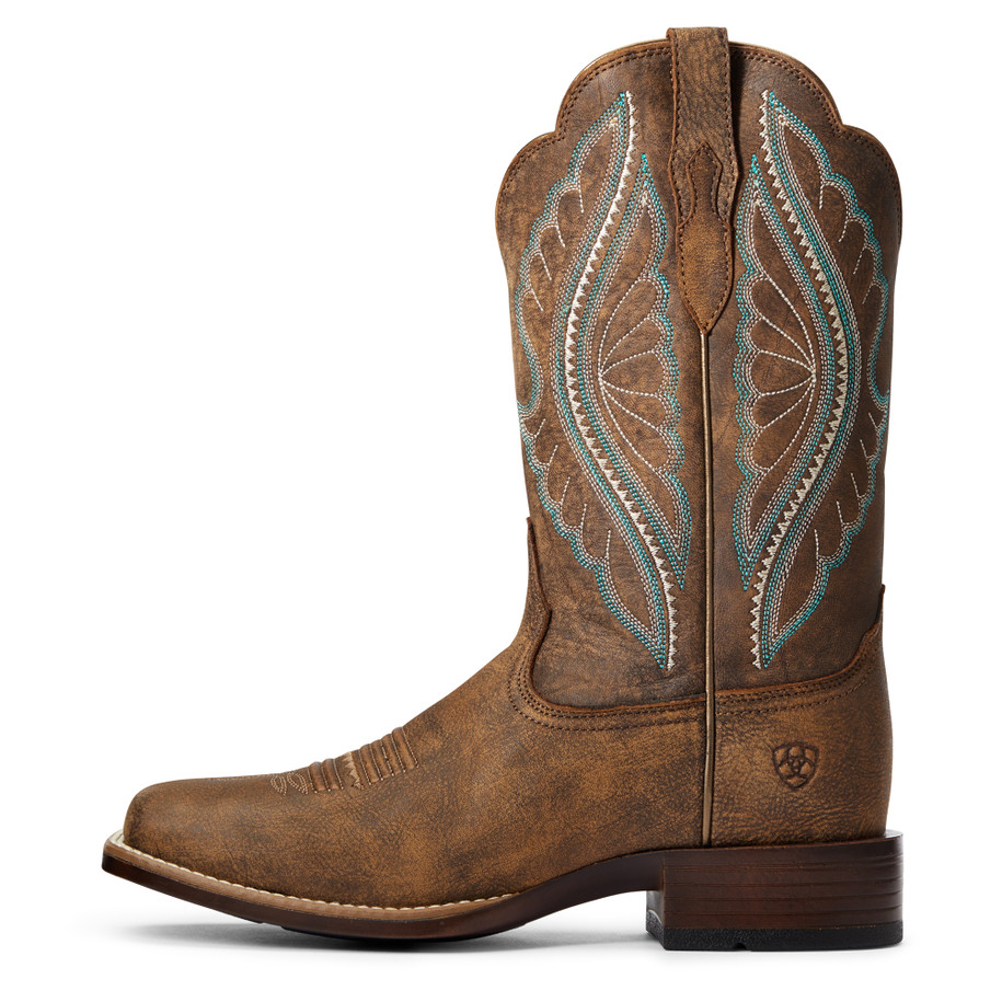 Ariat Women's Prime Time Western Boot - Tack Room Brown