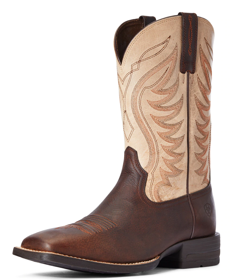 Ariat Men's Amos Western Boot - Barley Brown