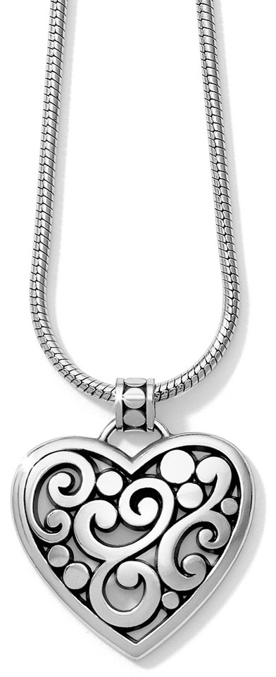 Brighton Women's Contempo Heart Necklace - Silver