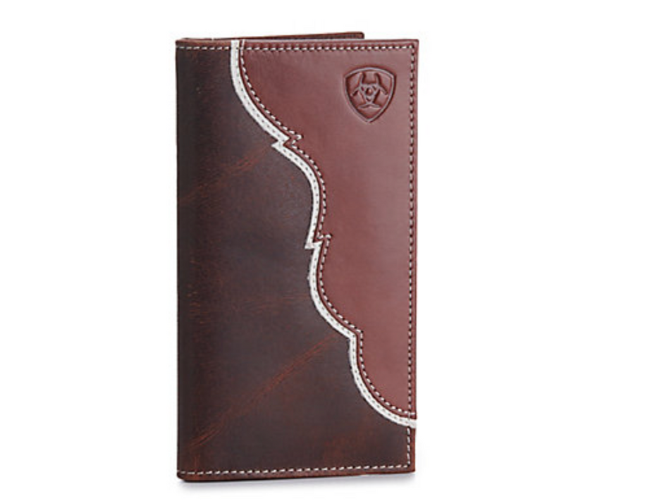 Two Tone Rodeo Wallet w White Underlay - A3547708 