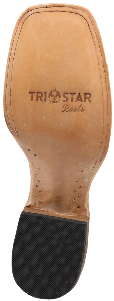 TriStar Women's 12" Horseman Cabra Vesuvio Orix Cowgirl Boot - Tan