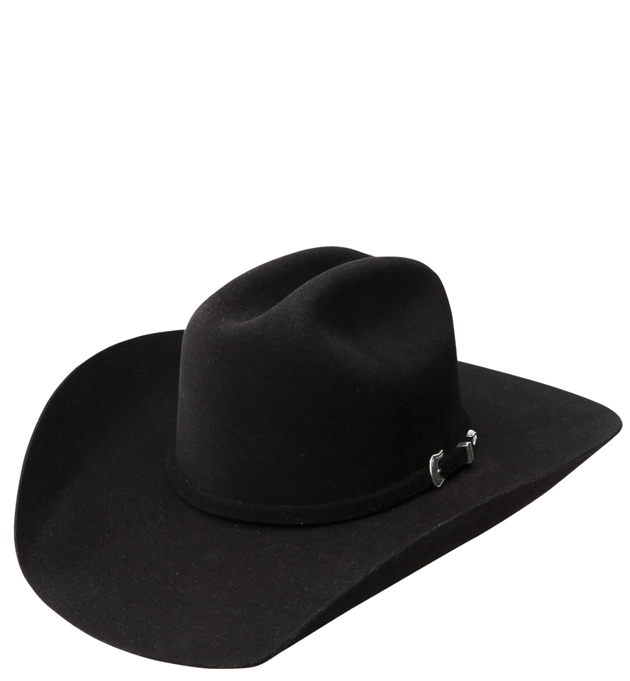 3X Wool Tucker Cowboy Hat - Black