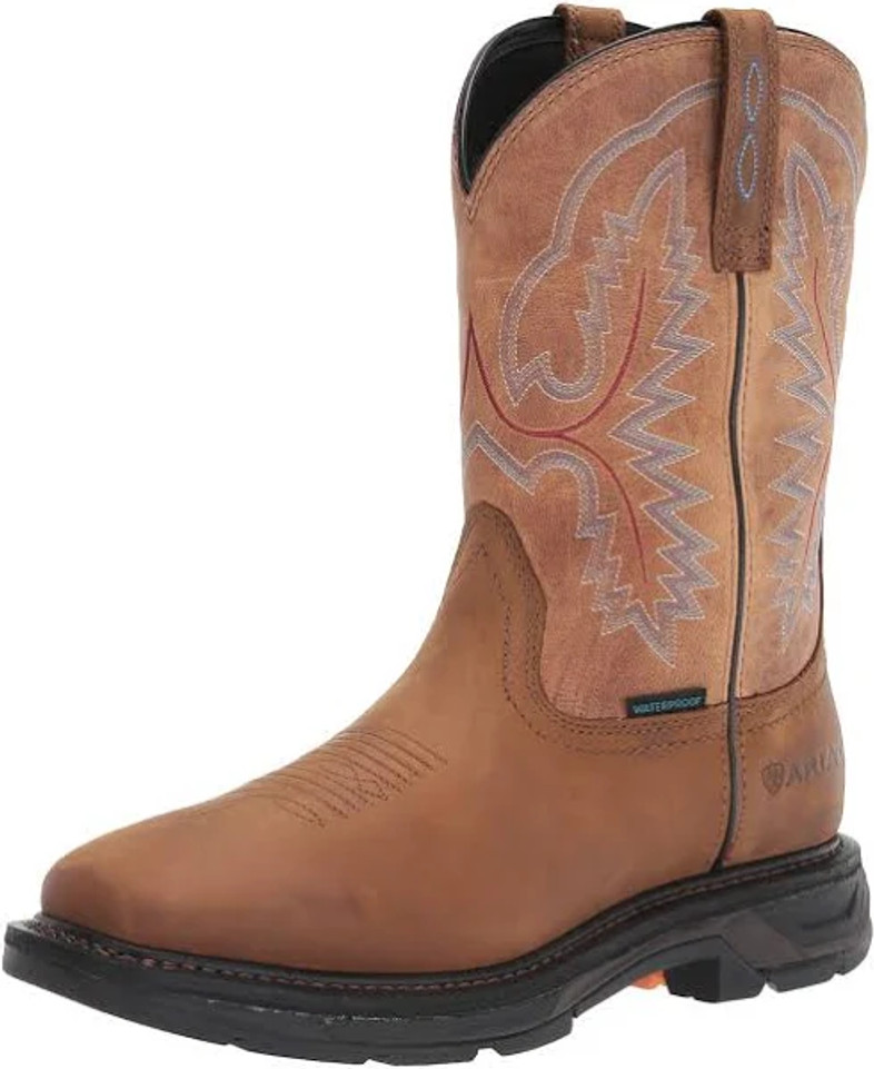 Workhog Square Toe XT H2O Work Boots - Brown