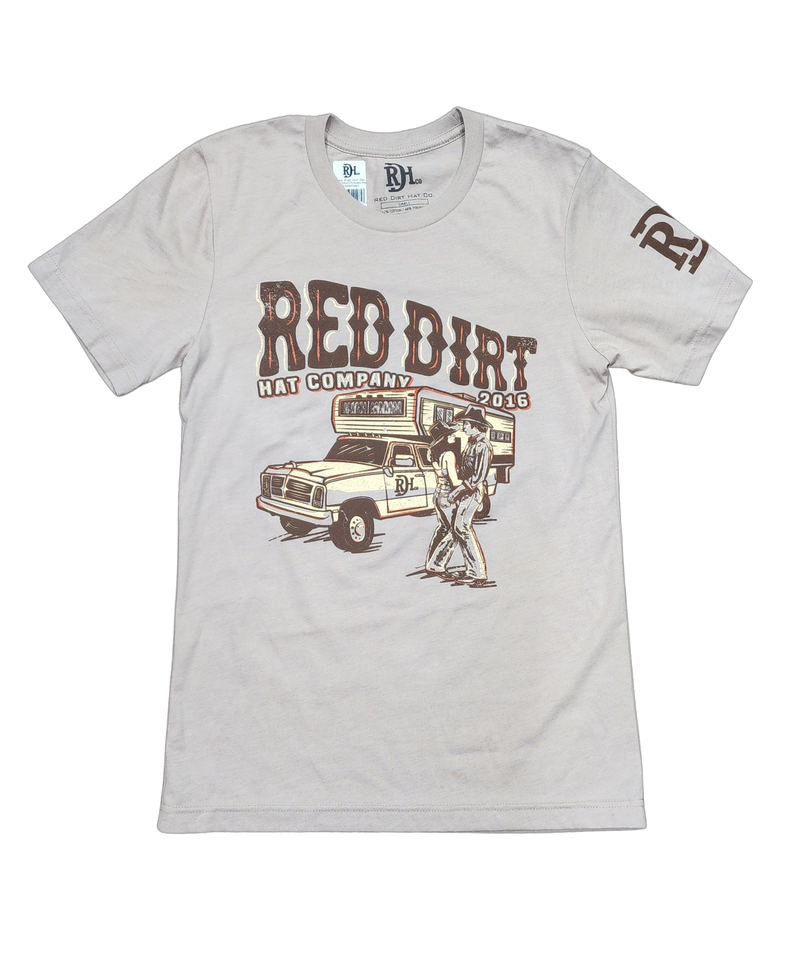 Red DirtRodeo Ready T-Shirt - Heather Tan T-Shirt