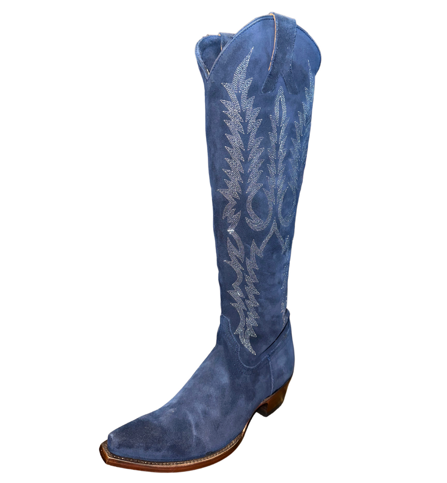 Mayra Blue Suede - L601-70