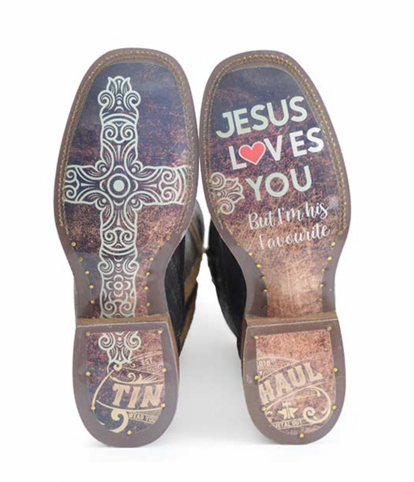 Salvation Jesus Loves You SQ Toe - 14-021-0007-1480