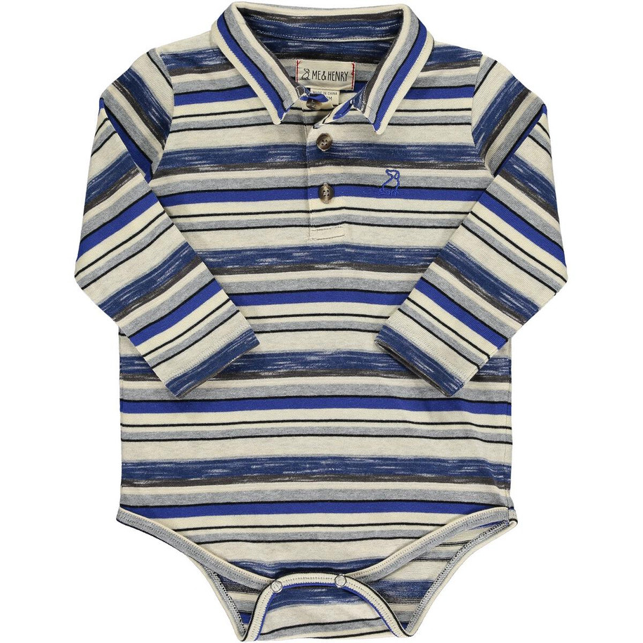 SEYMOUR Polo Stripe Onesie -HB1106a