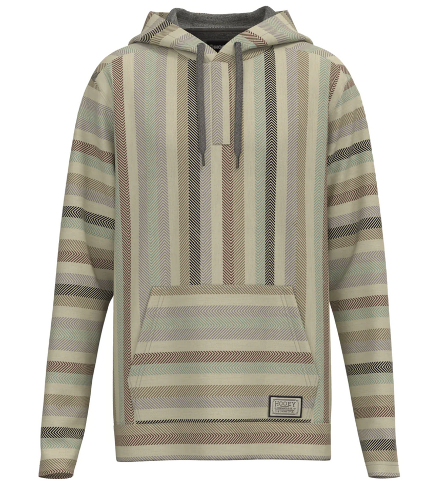 "Jetty" Hooey Men's Multi Serape Hoody with Serape Sleeves Hood -HH1227SP