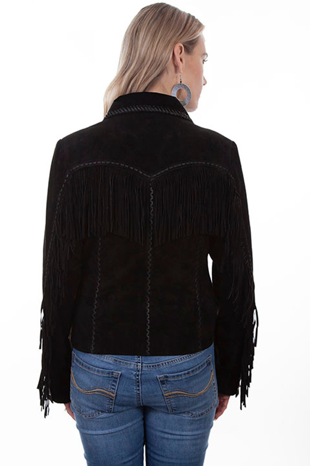 Suede Fringe Jacket - L1016-19