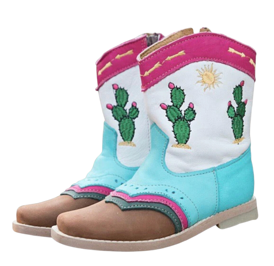 Pecos Cactus Kids Boots -ST1107-K