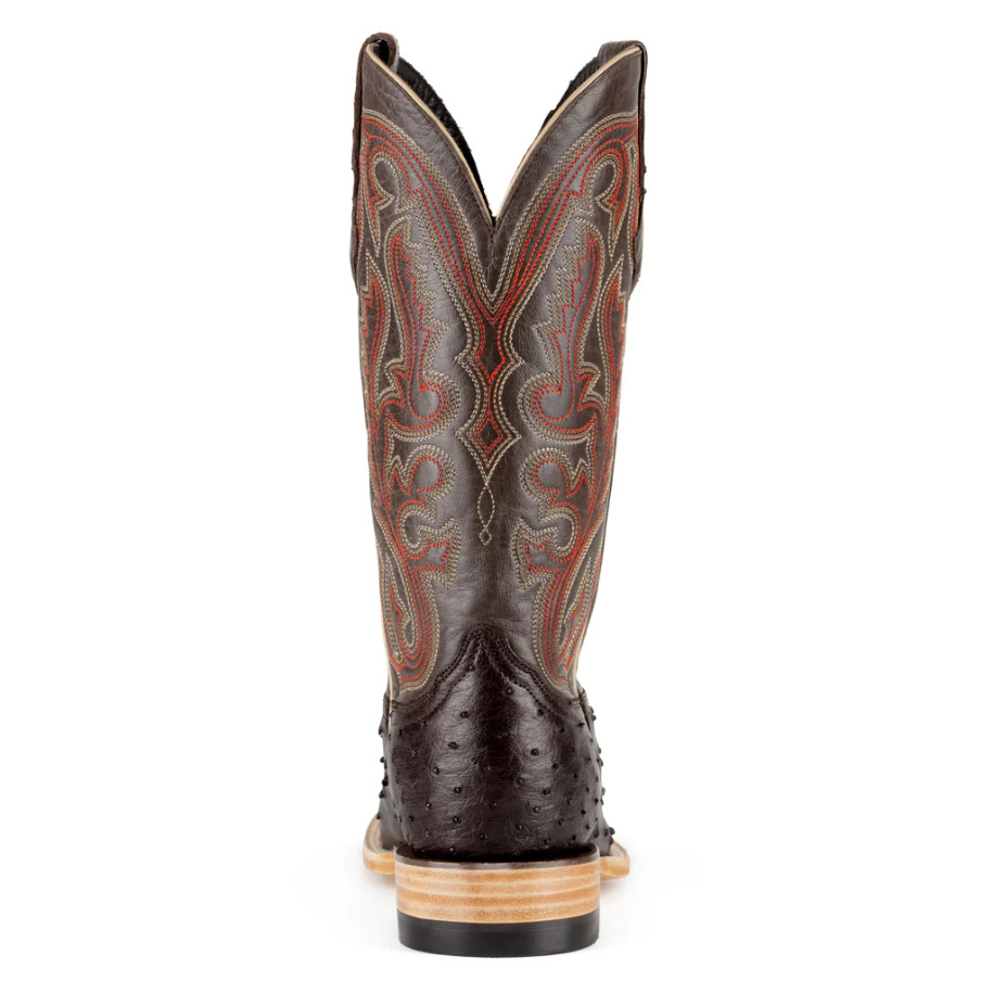 Nicotine Full Quill Ostrich Western Boot - RB0102022SS