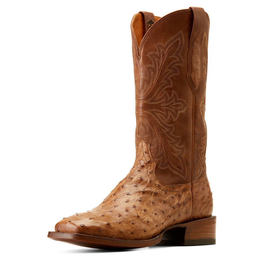 Bench Made Bassett Full Quill Ostrich Western Boot - 10044810