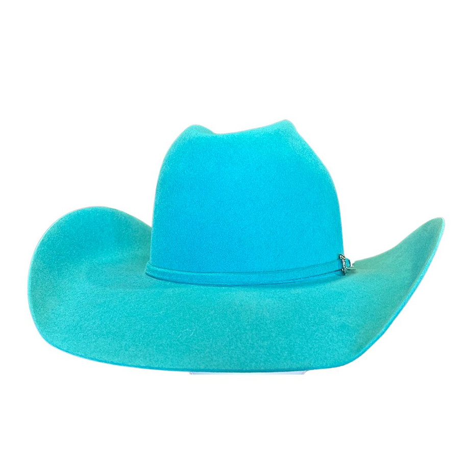 Competitor Turquoise 5 3/4" Crown, 4 1/4" Brim