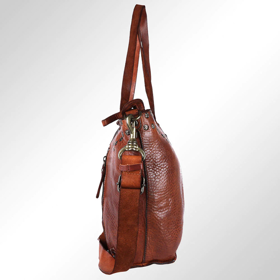 Smooth Leather Tote -SWC135BTAN