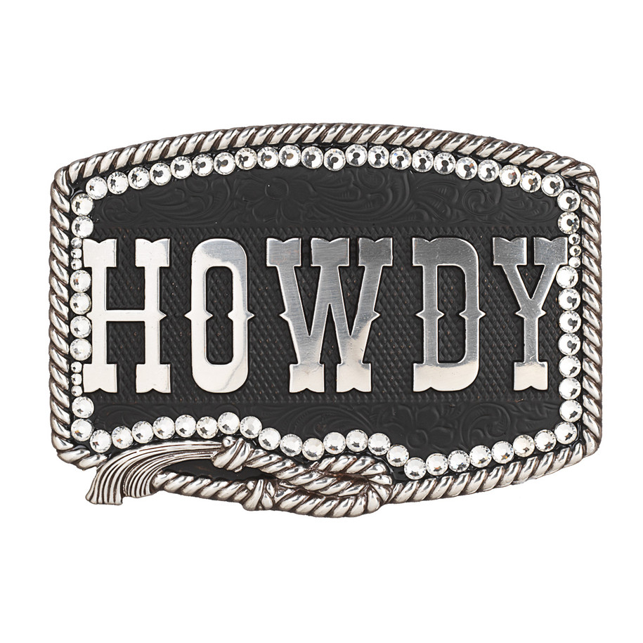 Howdy Motif Buckle - 37926