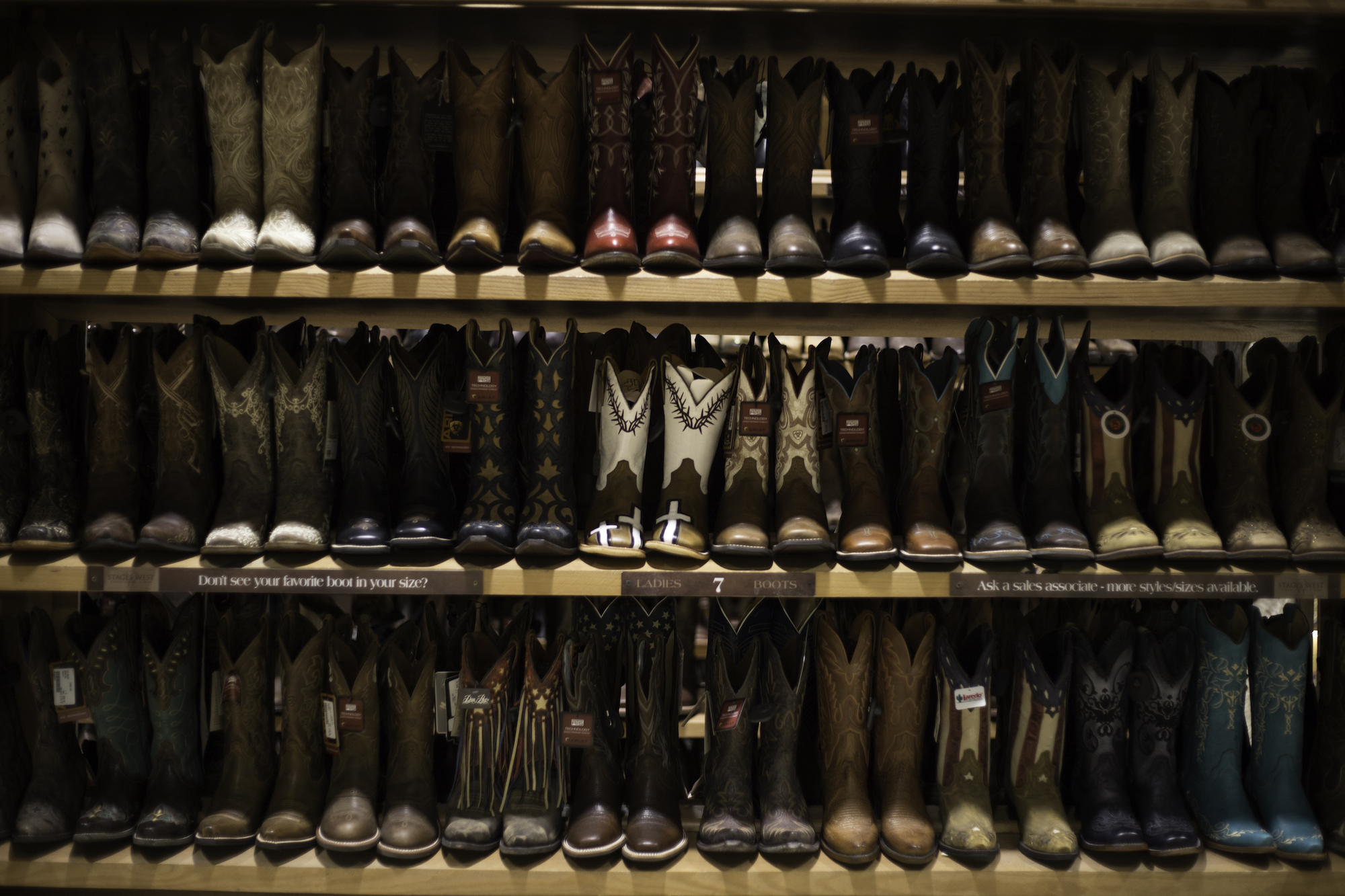 cowboy boot storage box