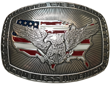 3D Eagle USA Flag Belt Buckle Men Boy Badge Cowboy Belt Buckles