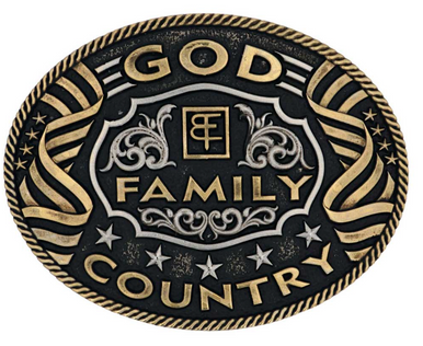 God. Family. Country. Buckle - AndWest