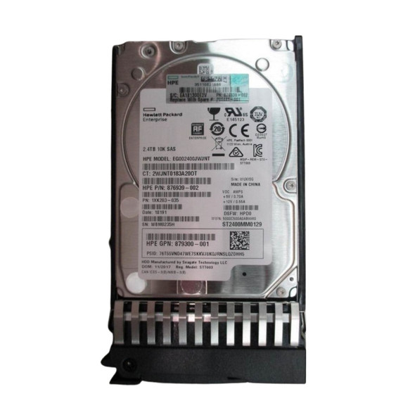 Q2R41A HPE 2.4TB 2.5inch Small Form Factor (SFF) 10000RPM 12Gbps SAS 512e Dual Port  Hot-Swap Enterprise Hard Drive for Modular Smart Array 1040/2040 SAN Storage (New Bulk Pack with 90 Days Warranty)