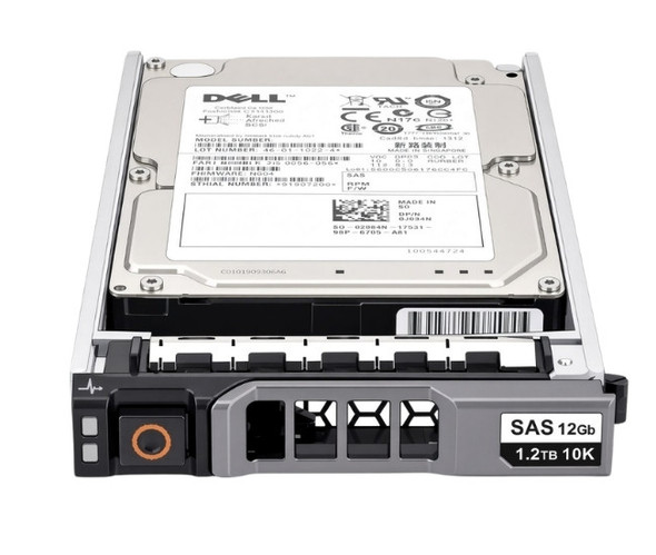 WXPCX Dell 1.2TB 2.5inch SFF 10000RPM 12Gbps SAS Hot-Swap Enterprise Hard Drive for PowerEdge and PowerVault Servers (Factory Sealed with 3 Years Warranty)