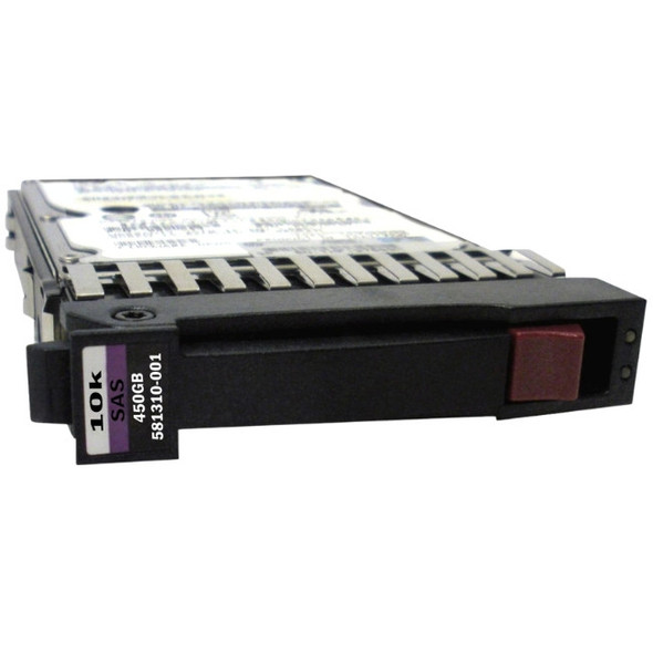 581310-001 HPE 450GB 2.5inch Small Form Factor(SFF) 10000RPM 6Gbps SAS Dual Port Enterprise Hard Drive for ProLiant Generation4-Generation7 Servers (Refurbished with 30 Days Warranty)