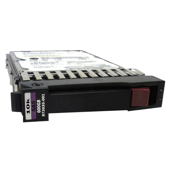 873035-001 HPE 600GB 2.5inch SFF 10000RPM 12Gbps SAS 512n Digitally Signed Firmware Standard Carrier Enterprise Hard Drive for ProLiant Generation1 to Generation7 Servers (New Bulk with 90 Days Warranty)