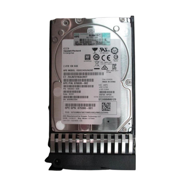 Q2R41A HPE 2.4TB 2.5inch Small Form Factor (SFF) 10000RPM 12Gbps SAS 512e Dual Port  Hot-Swap Enterprise Hard Drive for Modular Smart Array 1040/2040 SAN Storage (New Bulk Pack with 90 Days Warranty)