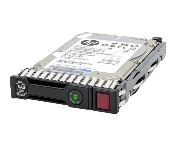 791055-001 HPE 1.8TB 2.5inch Small Form Factor (SFF) 10000RPM 12Gbps SAS 512e Smart Carrier Hot-Swap Enterprise Hard Drive for ProLiant G8 G9 G10 Servers (Refurbished - With 30 Days Warranty)