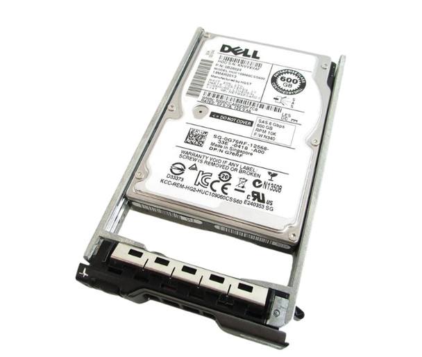 G76RF Dell 600GB 2.5inch SFF 10kRPM 6Gbps SAS 64MB Hot-Swap Enterprise Hard Drive for PowerEdge Servers and PowerVault Storage Systems (Factory sealed with 3 Years Warranty)