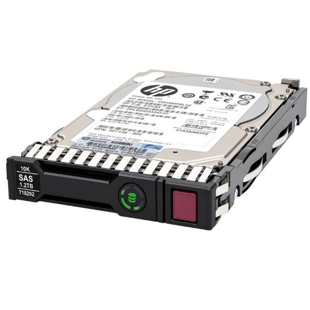 718292-001 HPE 1.2TB 2.5inch SFF 10000RPM 6Gbps SAS Dual Port Smart Carrier Enterprise Hard Drive for ProLiant Generation8 Generation9 Generation10 Servers (Refurbished with 30 Days Warranty)