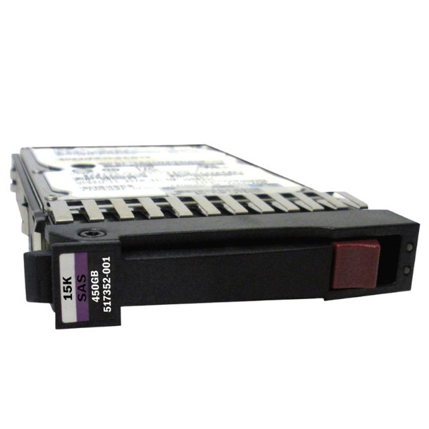 517352-001 HPE 450GB 3.5inch Large Form Factor(LFF) 15000RPM 6Gbps SAS Dual Port Enterprise Hard Drive for ProLiant Generation5 Generation6 Generation7 Servers (Refurbished with 30 Days Warranty)