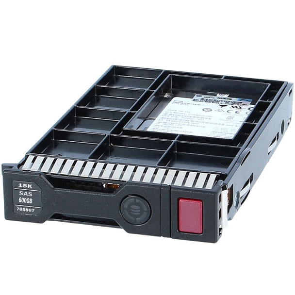 765867-001 HPE 600GB 3.5inch LFF 15000RPM 12Gbps SAS Smart Carrier Converter Enterprise Hard Drive for ProLiant Generation8 Generation9 Servers (Refurbished with 30 Days Warranty)
