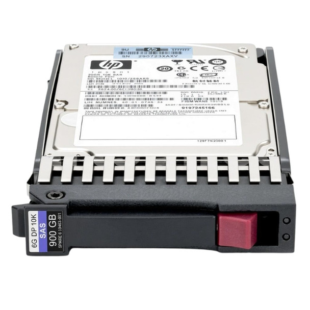 619291-B21 HPE 900GB 2.5inch SFF 10000RPM 6Gbps SAS Standard Carrier Enterprise Hard Drive for ProLiant Generation1 to Generation7 Servers and Storage Arrays (Refurbished with 30 Days Warranty)