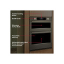 Kitchenaid® 30-inch Smart Electric Combo Wall Oven with Assisted Cooking Modes - Black Ore KOEC730SBE
