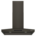 KitchenAid® 36-inch Wall-Mount, 4-Speed Canopy Hood KVWC736SBE
