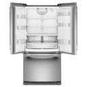 Kitchenaid® 22 Cu. Ft. 33-Inch Standard-Depth French Door Refrigerator with Internal Water Dispenser KRFF333SPS