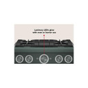 KitchenAid® 30-Inch 4 Burner Commercial-Style Dual Fuel Range with No Preheat Air Fry Mode KFDS930SJP