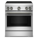 Kitchenaid® 30-Inch 4-Element Induction Freestanding Commercial-Style Range with Air Fry KFIS930SSS
