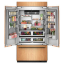 Kitchenaid® 24.2 Cu. Ft. 42" Built-In Panel-Ready French Door Bottom Mount Refrigerator with Platinum Interior KBFN542TPA