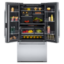Jennair® RISE 36" Counter-Depth French Door Refrigerator JFFCCI72SL