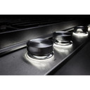 Kitchenaid® Gas-on-Metal Cooktop with an Integrated Wok Grate and CookShield™ Finish KCGK736SSS