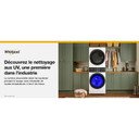 Whirlpool® Smart ENERGY STAR® Front Load Laundry Tower 5.2 cu. ft. Washer & 7.4 cu. ft. Electric Dryer with UV Clean Technology and FreshFlow™ Vent System YWEF5727TW