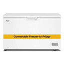 Whirlpool® 16 Cu. Ft. Convertible Chest Freezer with 3 Storage Baskets WZCC5516TW