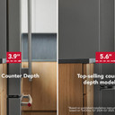 Kitchenaid® Counter-Depth French Door Refrigerator with Intelligent Auto Fill KRFC536SJP